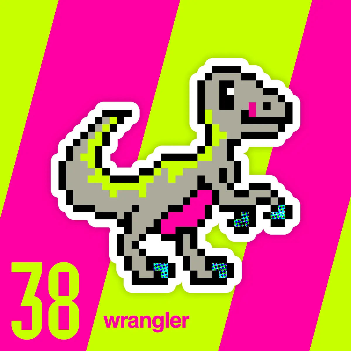 Super Rare rarity PixelSaurus