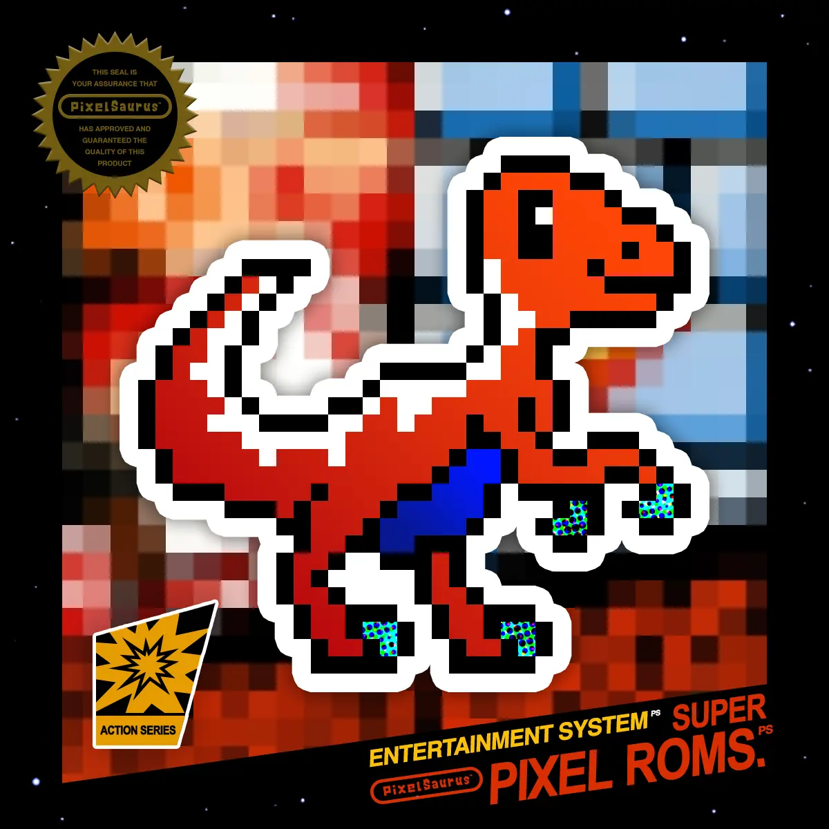 Ultra Rare rarity PixelSaurus