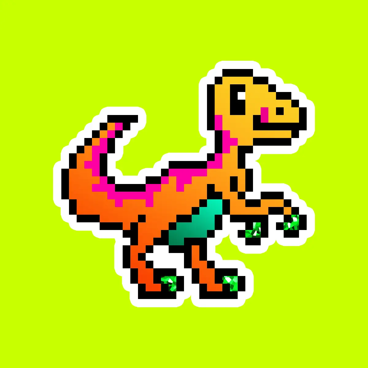 Uncommon rarity PixelSaurus